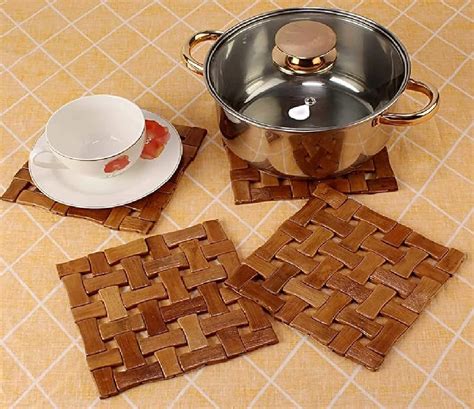 Square Pot Mat Jali Square Hot Pot Holder Mat Heat Resistant Net Pads For Household At Rs