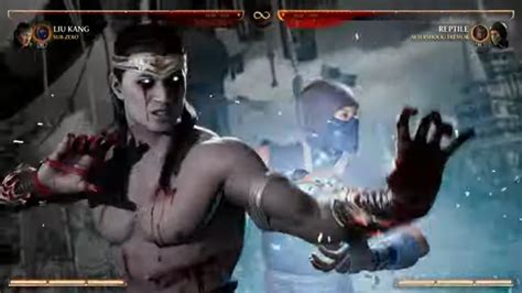 Mortal Kombat Liu Kang Sub Zero Kameo Fatal Blow Youtube