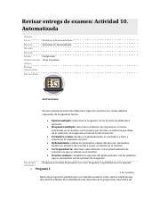 Automatizada Pdf Revisar Entrega De Examen Actividad