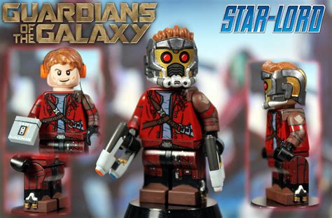 Lego Star Lord Custom Minifigure