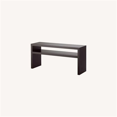 Ikea Lack Console Table In Black Brown Aptdeco