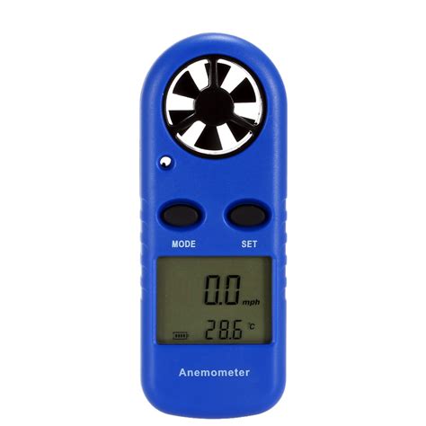 Lcd Mini Anemometer Multifunctional Tachometer Wind Speed Air Velocity