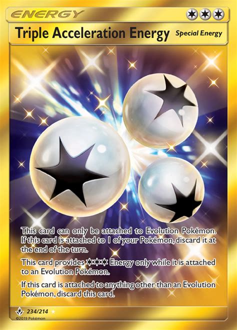 Triple Acceleration Energy Unbroken Bonds Secret Rare Holo