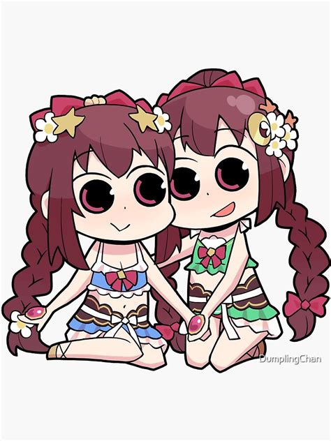 Amane Sisters Swimsuit Ver Magia Seal Sticker Sticker For Sale By