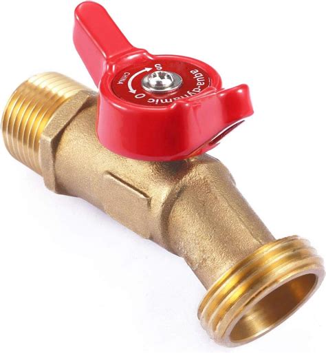 Buy Litorange 2 Pcs Heavy Duty Brass Hose Elbow Stop Valve Hose Bibb