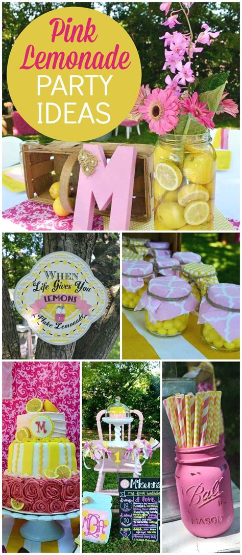 A Pink Lemonade Party Is So Perfect For Summertime See More Party