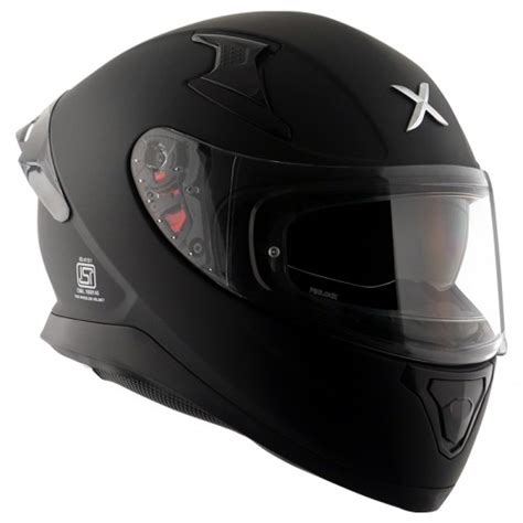 AXOR APEX SOLID MATT BLACK Arihant Helmets