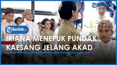 Ekspresi Tegang Kaesang Jelang Akad Nikah Begitu Jelas Iriana Jokowi