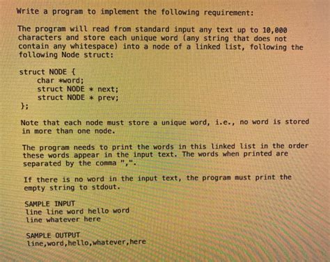 Solved Write A Program To Implement The Following