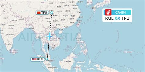 CA484 Flight Status Air China Kuala Lumpur To Chengdu CCA484