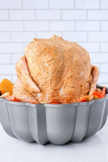 Easy Roasted Bundt Pan Chicken And Vegetables In The Oven