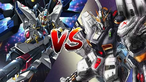 Gundam Supreme Battle Strike Freedom Gundam Versus Nu Gundam Youtube