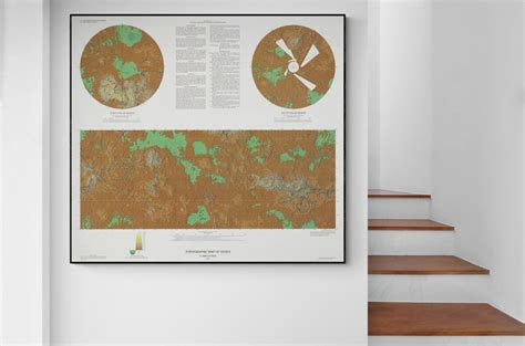 NASA Topographic Map of Planet Venus Astronomy NASA Venusian Decor ...