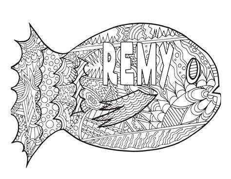 Remy 4 Free Printable Coloring Pages — Stevie Doodles