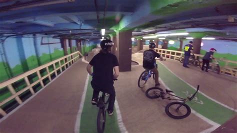 Rays Indoor Mountain Bike Park Cleveland Ohio Youtube