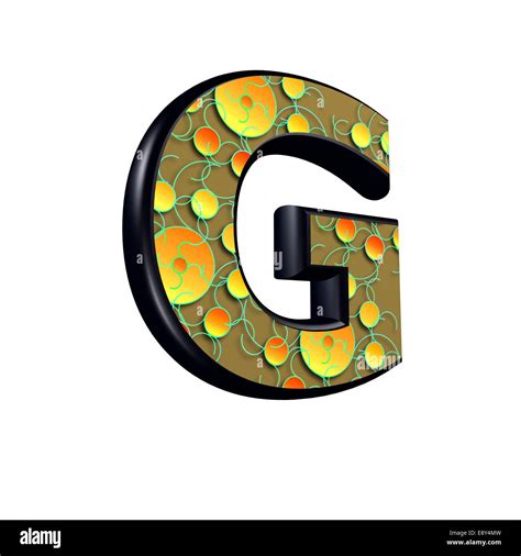 Decorative Letter G Clipart