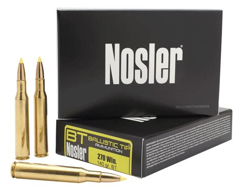 Nosler 40055 Ballistic Tip 270 Win 140 Gr Spitzer Ballistic Tip Sbt 20rd Box Gunstuff®