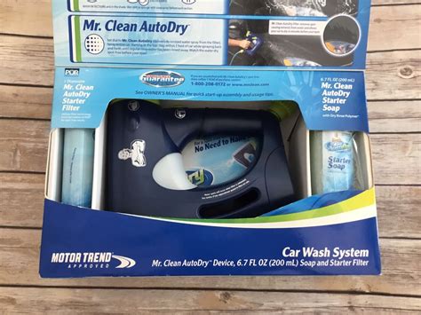 New Mr Clean Auto Dry Car Wash System In Box Autodry Complete Spot Free