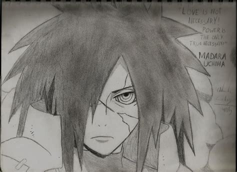 Madara Uchiha Sketch By Devapain06 On Deviantart