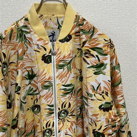 Issey Miyake Hai Sporting Gear Flower Pattern Blouson Gem