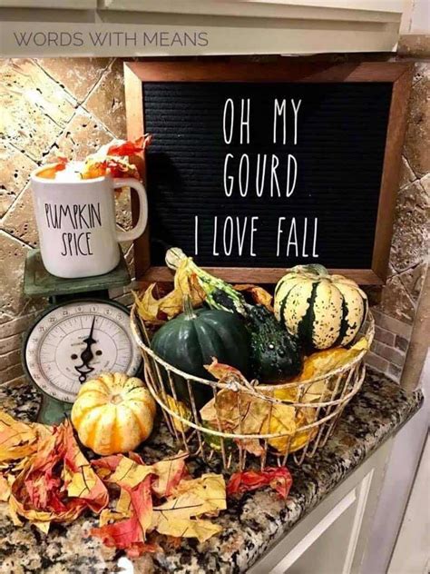 28 Warm And Inviting Fall Kitchen Decorating Ideas To Diy Artofit