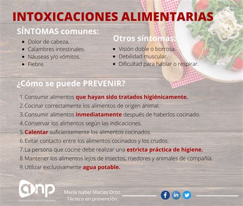 S Ntomas Y Causas De La Intoxicaci N Alimentaria Grupo Anp