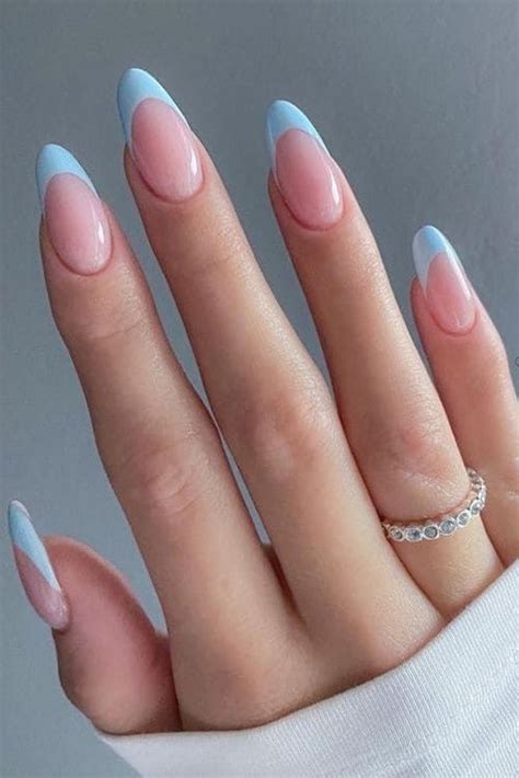 25 Baby Blue Nail Ideas The Gray Details