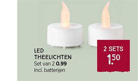 Led Theelichten Aanbieding Bij Xenos 1Folders Nl