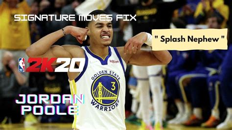 Jordan Poole Jumpshot And Signature Fix Full Edit Nba2k20 Mobile