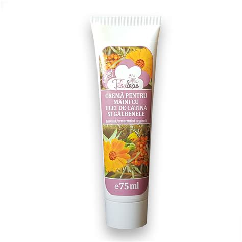 Crema Pentru Maini Cu Ulei De Catina Si Galbenele 75 Ml T Farmacia