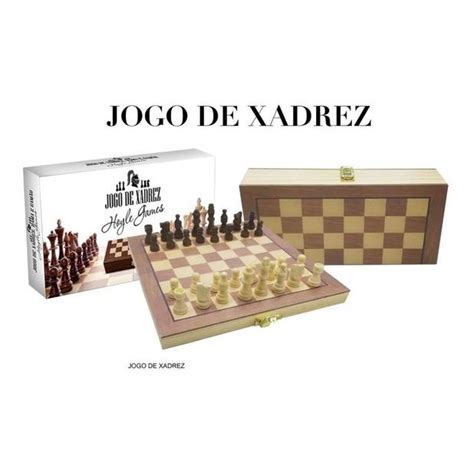 Jogo De Xadrez E Dama Madeira Da Hoyle 34 8x 17 2 X 5 2 Cm Tabuleiro