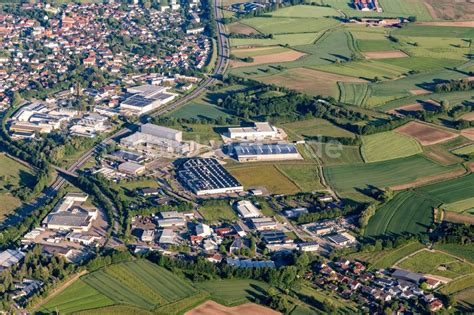 Willst Tt Aus Der Vogelperspektive Industrie Und Gewerbegebiet Im