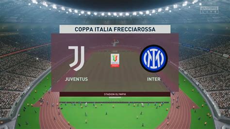 Fifa 23 Juventus Vs Inter Coppa Italia 🇮🇹🏆2223 Semi Finals Ps5