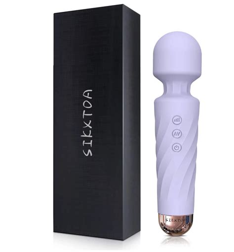 Sikxtoa Mini Vibrator Cordless Wand Massager