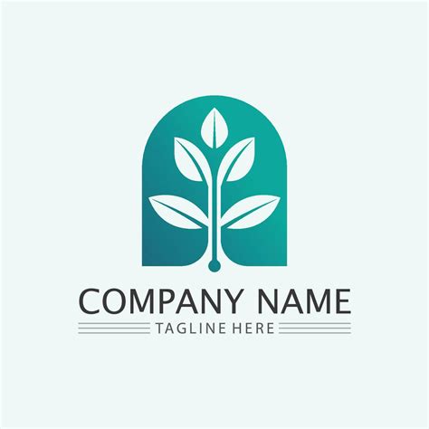 Leaf Logo Design Vector For Nature Symbol Template Editablegreen Leaf Logo Ecology Nature