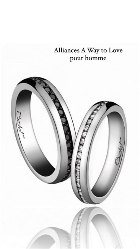 Les Alliances A Way To Love Pour Homme En Diamants Blancs Ou Diamants