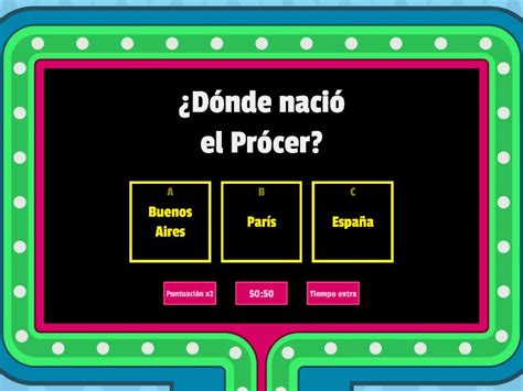 Manuel Belgrano Gameshow Quiz