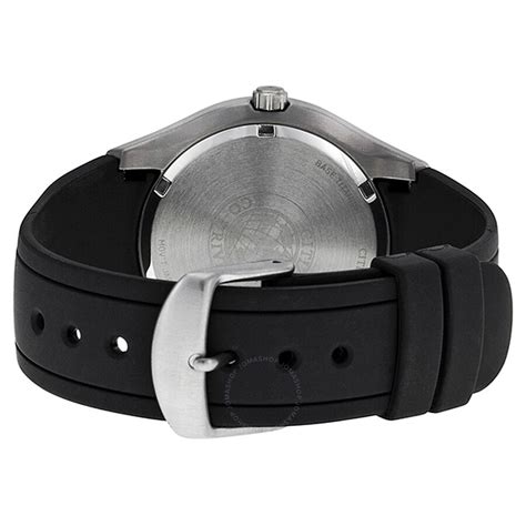 Citizen Eco Drive Black Rubber Strap Titanium Mens Watch Bm8290 05e Eco Drive Citizen