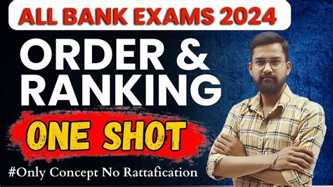 All Bank Exams Complete Order And Ranking Reasoning In One Shot