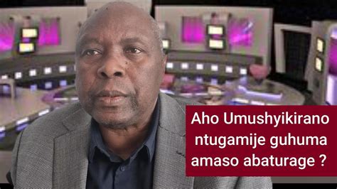 Ko Nta Kibazo Wigeze Ukemura Aho Umushyikirano Ntiwaba Ugamije Guhuma