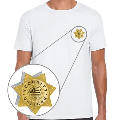 Security Officer Badge Uniforms | TshirtbyDesign.com