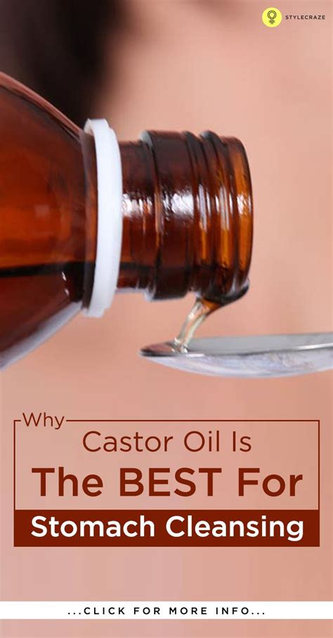 Castor Oil And Orange Juice This Innovative Stomach Cleansing Home