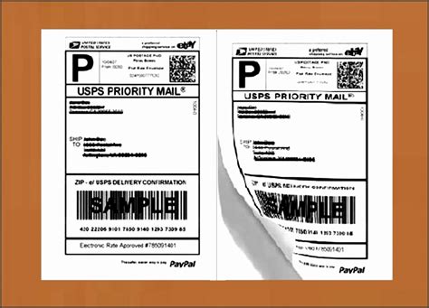 10 Usps Shipping Label Template Free - SampleTemplatess - SampleTemplatess