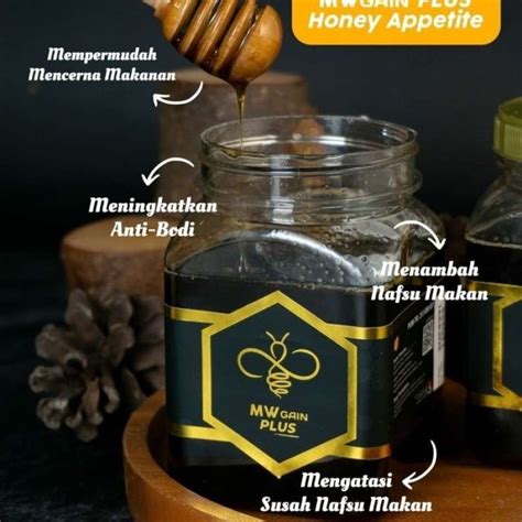 Promo Mw Gain Plus Madu Penggemuk Badan Herbal Terbaik Diskon Di