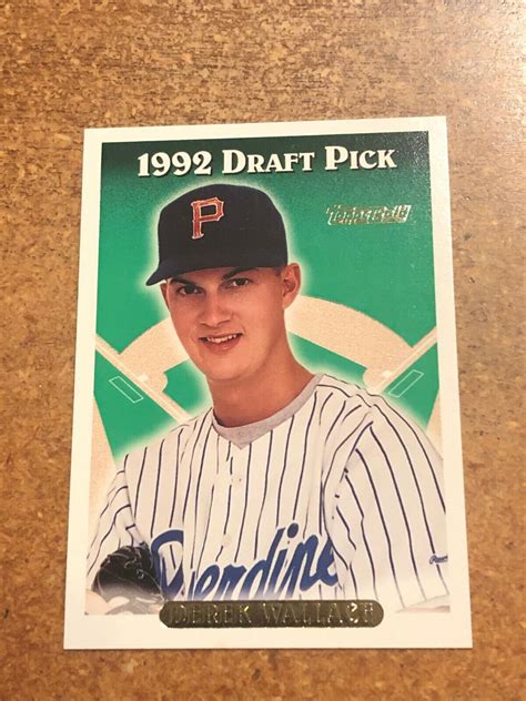 1993 Topps Gold Baseball 459 1992 Draft Pick Derek Wallace Rc Ebay