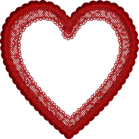 Coeur Rouge Png Cadre Heart Frame Png Coraz N