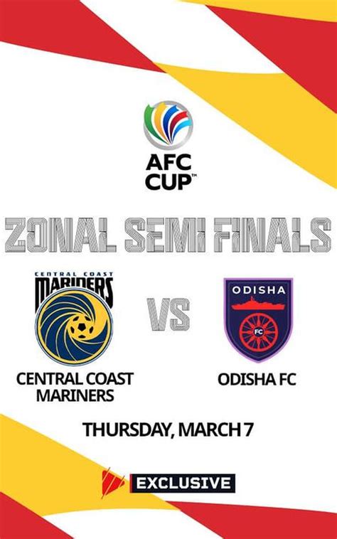 AFC Cup 2023 24 Central Coast Mariners Vs Odisha FC Official Replay