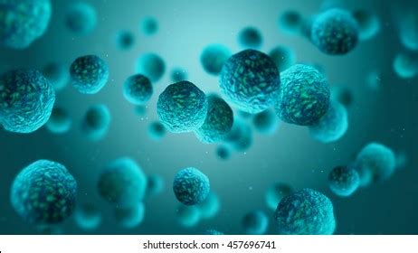 3d Render Bacteria Virus 3d Render Stock Illustration 457696741