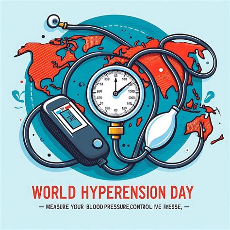 Premium Photo World Hypertension Day Vector Illustration Commemorated