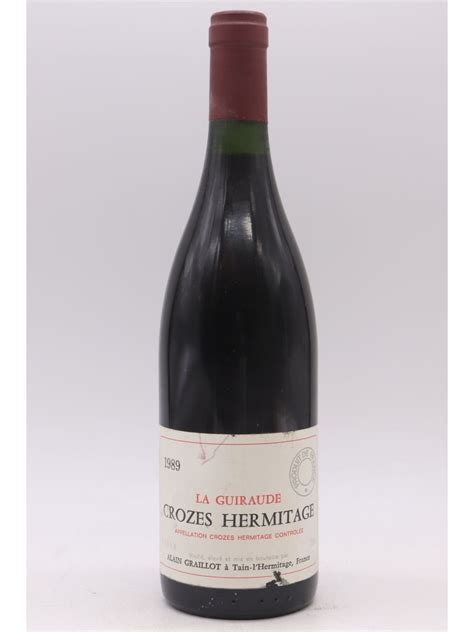 Alain Graillot Crozes Hermitage La Guiraude 1989